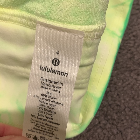 Lululemon Energy Bra High Neck Long Line - Picture 3 of 3